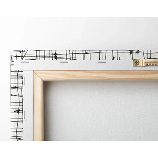 Black and White Design Poster - Ethereal Lines