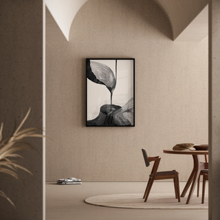 Black and White Design Posters - Organic Fusion