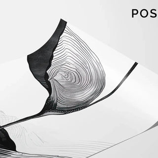 Black and White Design Posters - Organic Fusion