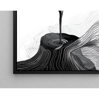 Black and White Design Posters - Organic Fusion