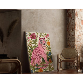Tiger Table - Pink Floral Tiger