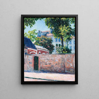 Houses in Argenteuil - Gustave Caillebotte | Art print Painting Wall decoration poster copy