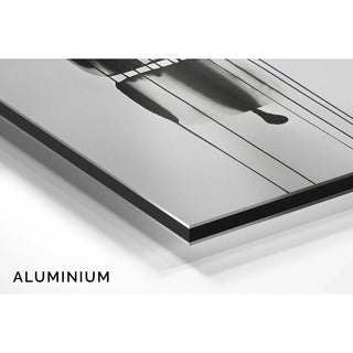 Black and White Design Poster - Enigmatic Reflections