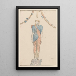 AbrahamLouisRodolphe Ducros - Figuur in relif op tempel van Isis te Pompei.webp