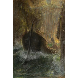 Adolf HirmyHirschl - Zwischen Skylla und Charybdis.webp