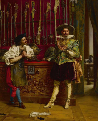 AdolpheAlexandre Lesrel - At The Swordsmiths.webp