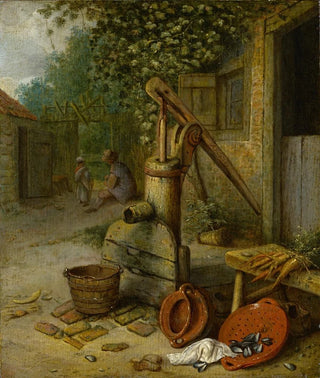 Adriaen van Ostade - Court Of A Farm With Pump Well.webp