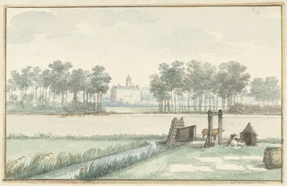 Aert Schouman - Het kasteel Ter Hooge op Walcheren.webp