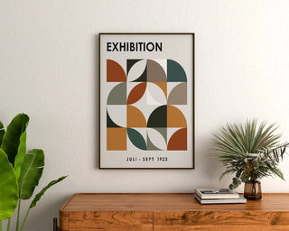 Affiche Bauhaus - Motifs Modulaires