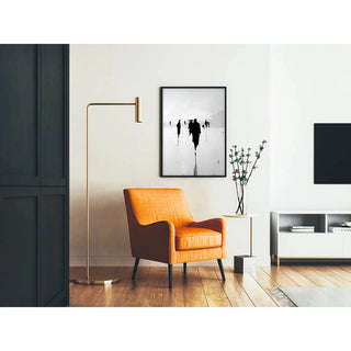 Affiche design noir et blanc - Silhouettes Urbaines