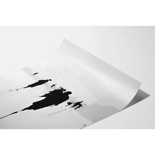 Affiche design noir et blanc - Silhouettes Urbaines