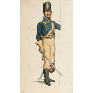 Albert Edelfelt - A soldier in a Finnish wartime uniform.webp