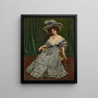 Albert Henry Collings - Portrait of Miss Gertie Millar later Countess of Dudley.webp