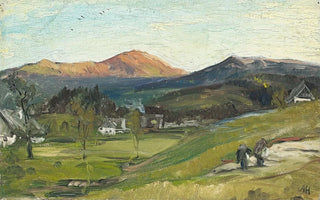 Albert Hertel - Blick ber Krummhbel auf die Schneekoppe.webp