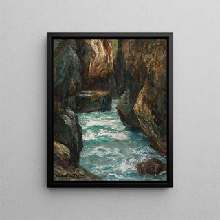 Albert Wenk - In der Partnachklamm bei Partenkirchen.webp