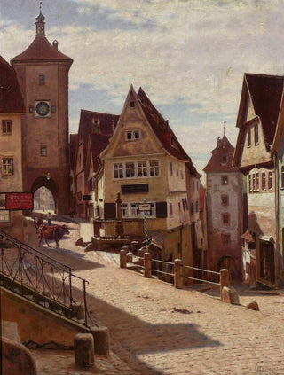 Aleksander Gierymski - Am Plnlein in Rothenburg.webp