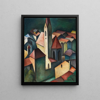 Alexander Kanoldt - Die Kirche III St Andreas in Klausen Sdtirol.webp