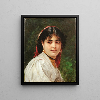 Alexandre Cabanel - Portrait of a young italian woman.webp