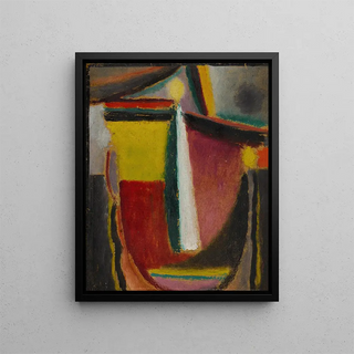 Alexej von Jawlensky - Abstrakter Kopf Abstract Head.webp