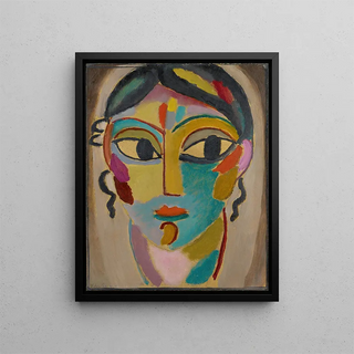 Alexej von Jawlensky - Mystical Head Head Of A Girl Frontal.webp