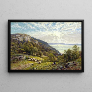 Alfred Augustus Glendening - Fairlight Glen near Hastings.webp