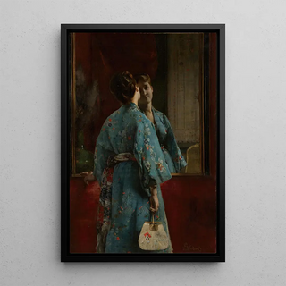 Alfred Stevens - The Japanese Robe.webp