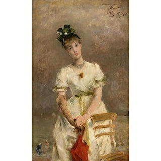 Alfred Stevens - Young Woman By The Sea.webp