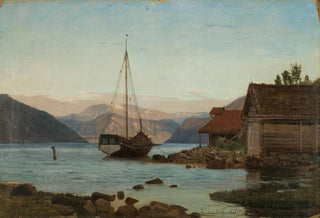 Amaldus Nielsen - Aften ved Balestrand.webp