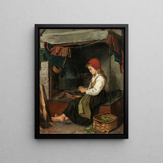 Anna Nordgren - Girl Shelling Peas.webp
