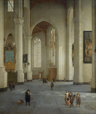 Anthonie de Lorme - Interior of the St Laurenskerk Rotterdam.webp