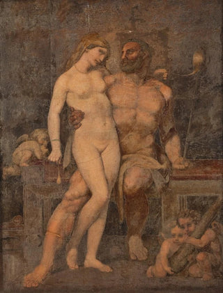 Anton Von Gegenbaur - Hercules And Omphale.webp