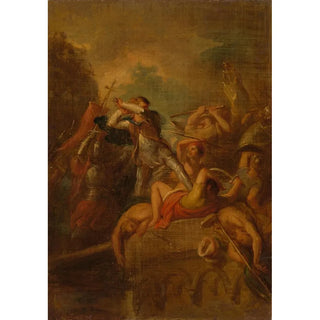 Antonie F Zrcher - Count William I of Holland conquers Damiate Anno 1219.webp