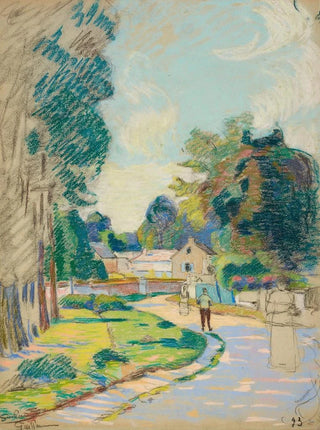 Armand Guillaumin - Une rue en IledeFrance.webp