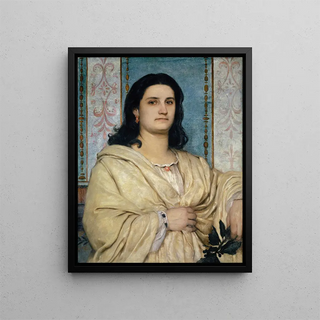 Arnold Bcklin - Portrait Of Angela Bcklin As A Muse.webp