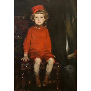 Arthur Kampf - Bambino in rosso.webp
