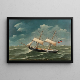 August Lasczky - Brigg Hermine von Ueckermnde unter Kapitn R Franck.webp