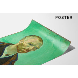 Autoportrait Dédié à Paul Gauguin - Vincent van Gogh | Reproduction Tableau Décoration murale affiche copie
