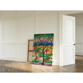 Belettes Jouant - Franz Marc | Reproduction Tableau Décoration murale affiche copie