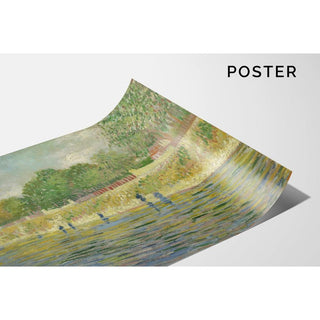 Berge de la Seine - Vincent van Gogh | Reproduction Tableau Décoration murale affiche copie