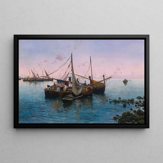 Blas Olleros y Quintana - In The Harbor.webp