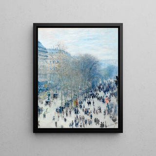 Boulevard des Capucines de Claude Monet | Reproduction Tableau Décoration murale affiche copie