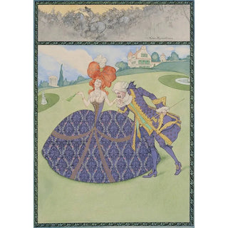 Carl FischerKystrand - Elegantes Paar Im Garten servir Le Roi Servir Les Dames.webp