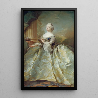 Carl Gustaf Pilo - Portrait of Louise Frederik Vs first queen.webp