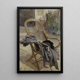 Carl Larsson - Wicker chair Study for Modern Art.webp