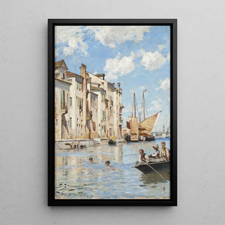 Carl Sknberg - Children Bathing.webp