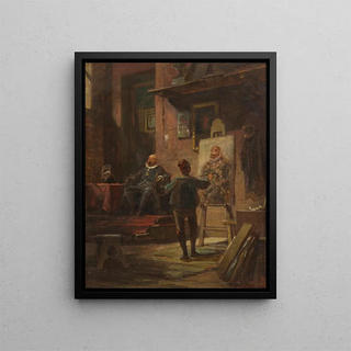 Carl Spitzweg - Der Maler im Atelier.webp