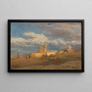 Carl Wuttke - Die Kalifengrber bei Kairo Ende.webp