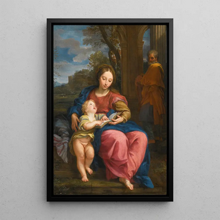 Carlo Maratti - The Holy Family The Madonna And Child Reading.webp