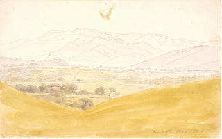 Caspar David Friedrich - Bohemian Landscape with the Mittelgebirge.webp