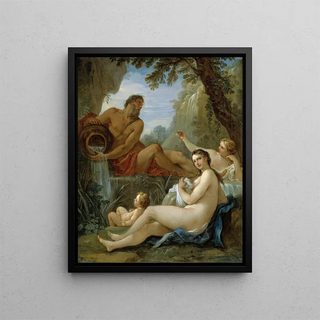 CharlesJoseph Natoire - A River and a Fountain Nymph.webp